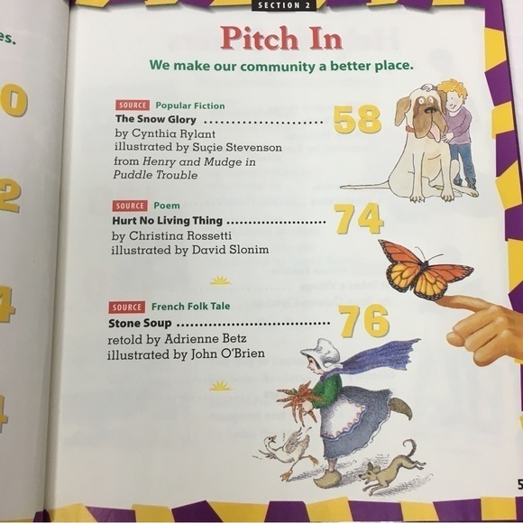 VINTAGE 1996 Book Hometowns Scholastic Classroom Homeschooling Reading School - Picture 5 of 10